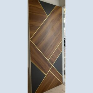 KD-145 Golden Groove Laminate Door