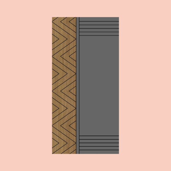 Laminate Grooving Door | Pinewood & Hardwood | Termite Resistant