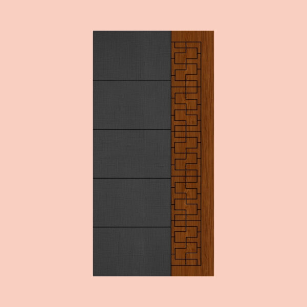 Laminate Grooving Door | Pinewood & Hardwood | Termite Resistant