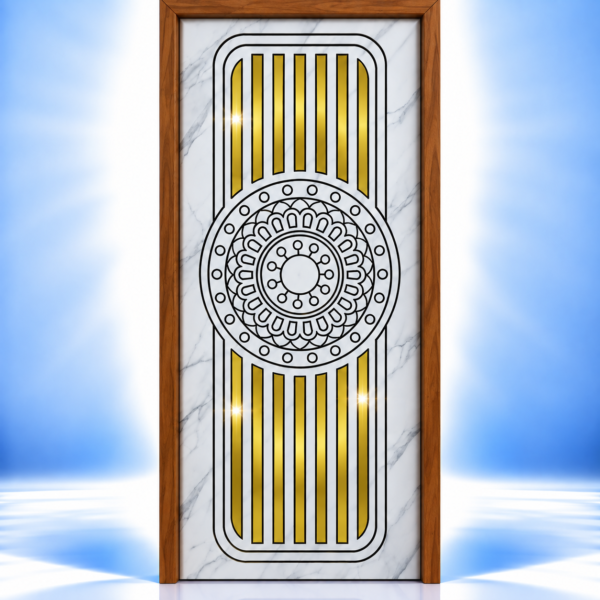 Sunwheel Stripes Acrylic Door