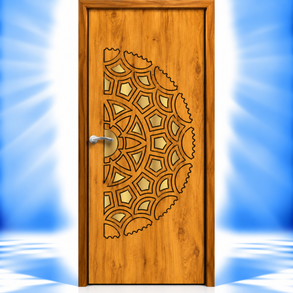 Mandala Bloom Acrylic Door