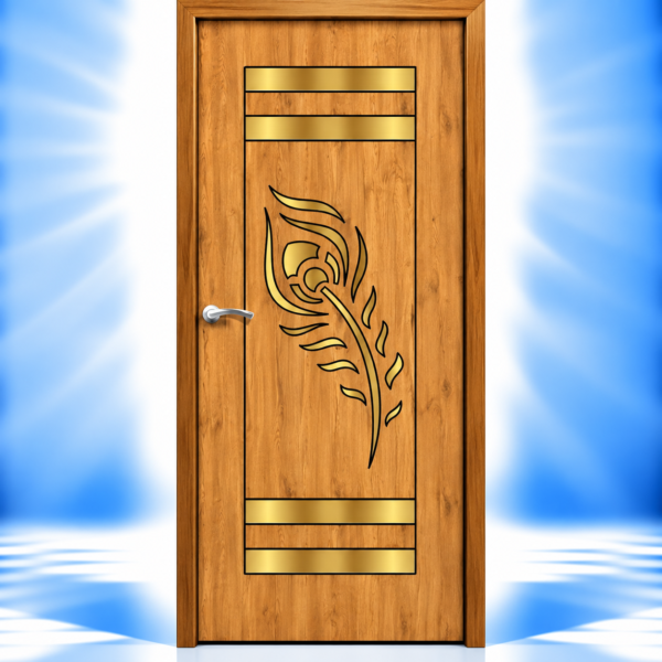 Peacock Crest Acrylic Door