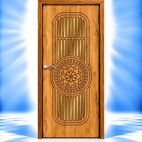 Royal Lotus Arch Acrylic Door