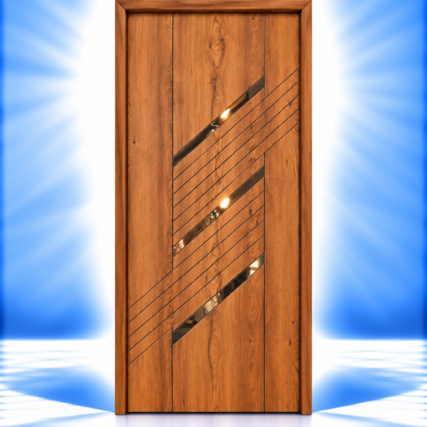 Golden Slash Acrylic Door