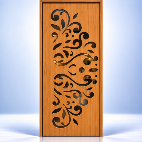Floral Swirl Safety Door - BWP Grade