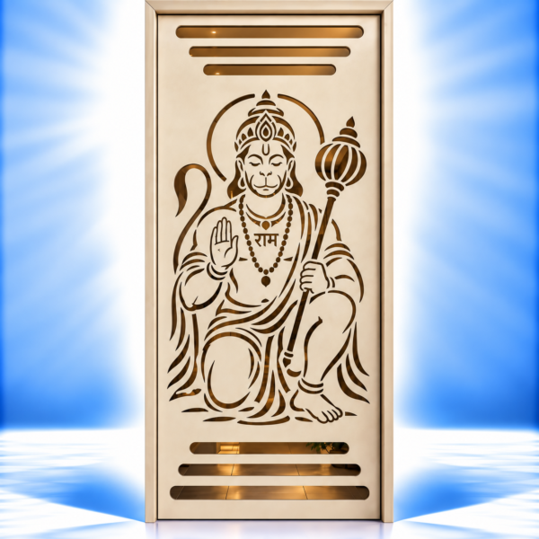 Divine Hanuman Safety Door - BWP Grade