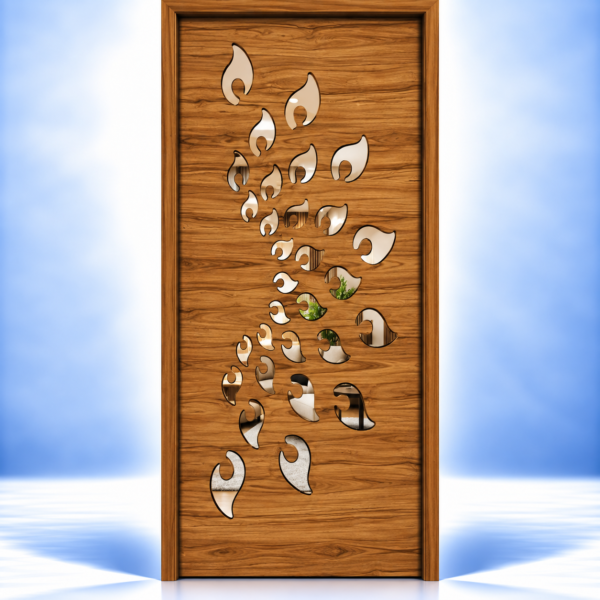 Flowing Leaf Cutwork Safety Door - BWP Grade