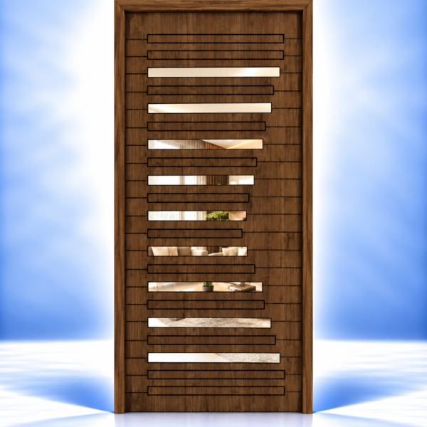 Linear Accent Safety Door - BWP Grade