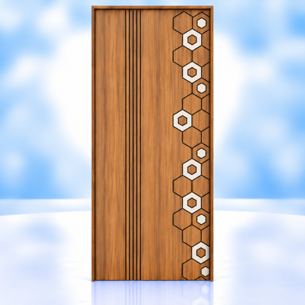 Honeycomb Accent Mica Door