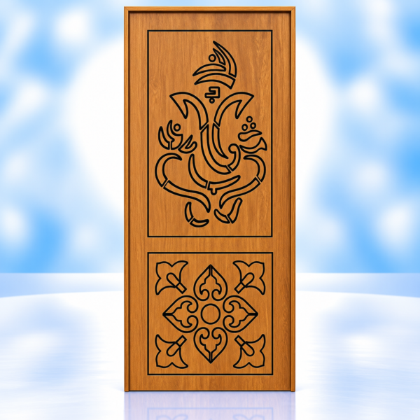 Divine Ganesha Mica Door