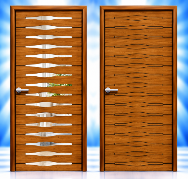 Wave Line Combo Door