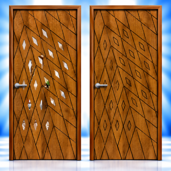 Diamond Cascade Combo Door