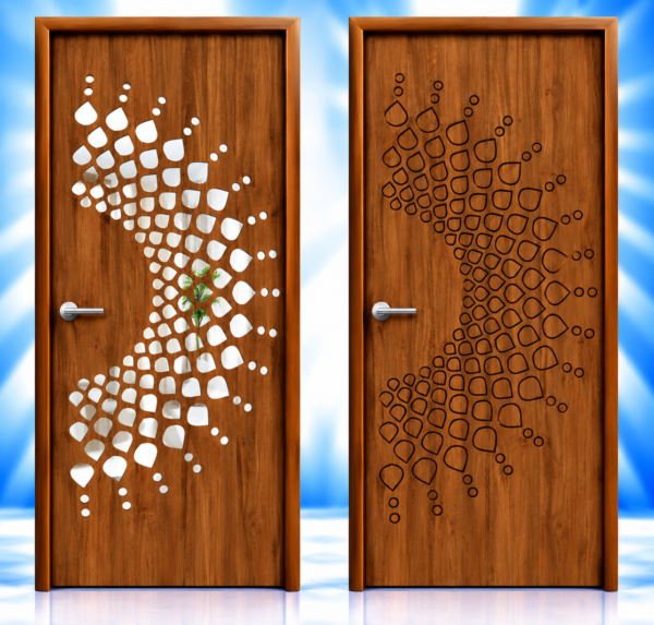 Twisted Drops Combo Door
