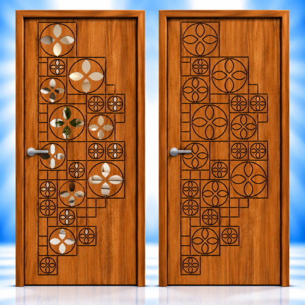 Floral Cascade Combo Door