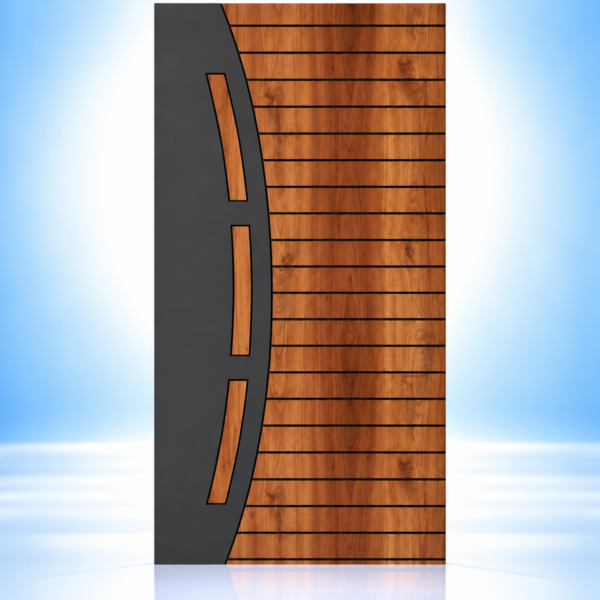 Arc Slats Mica Door