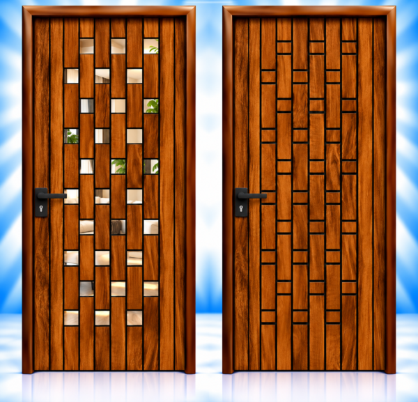 Timber Weave Combo Door