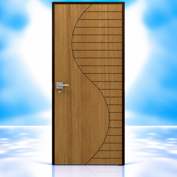 Sculpted Wave Mica Door