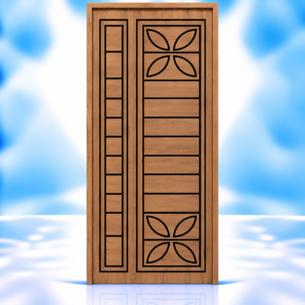 Floral Flame Mica Door