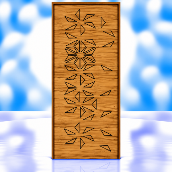Crystal Burst Mica Door
