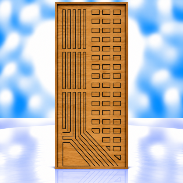 Metro Grid Mica Door
