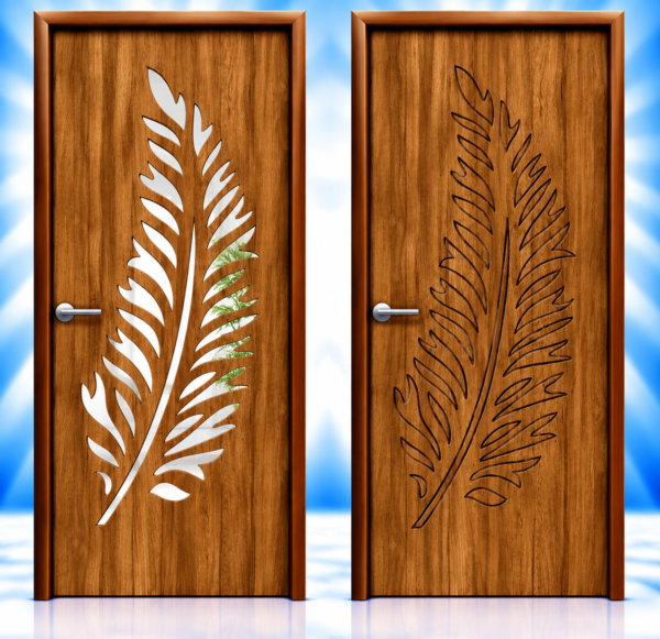 Royal Feather Combo Door