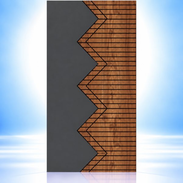 Zigzag Pinnacle Mica Door